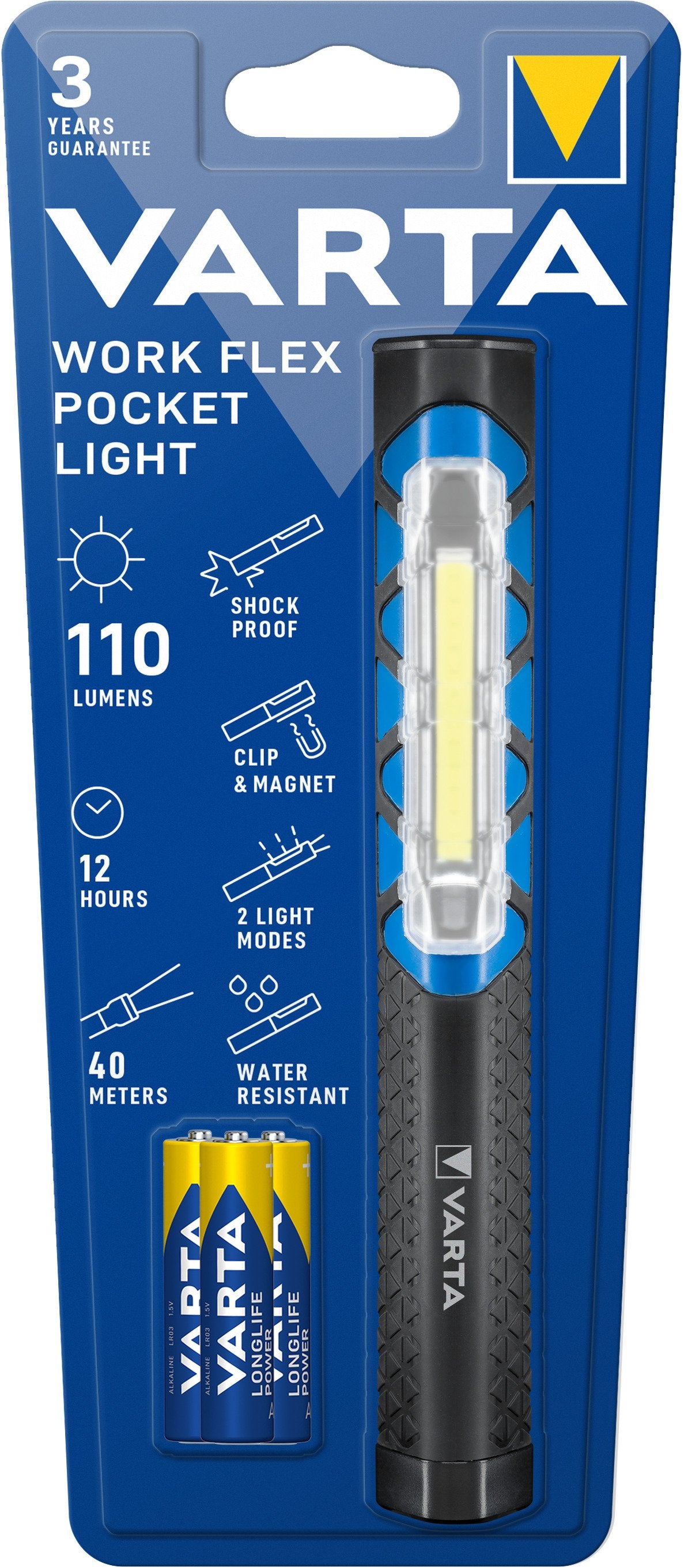 EAN 4008496977925 - Varta 85131000 Negro Linterna de mano COB LED imagen 3