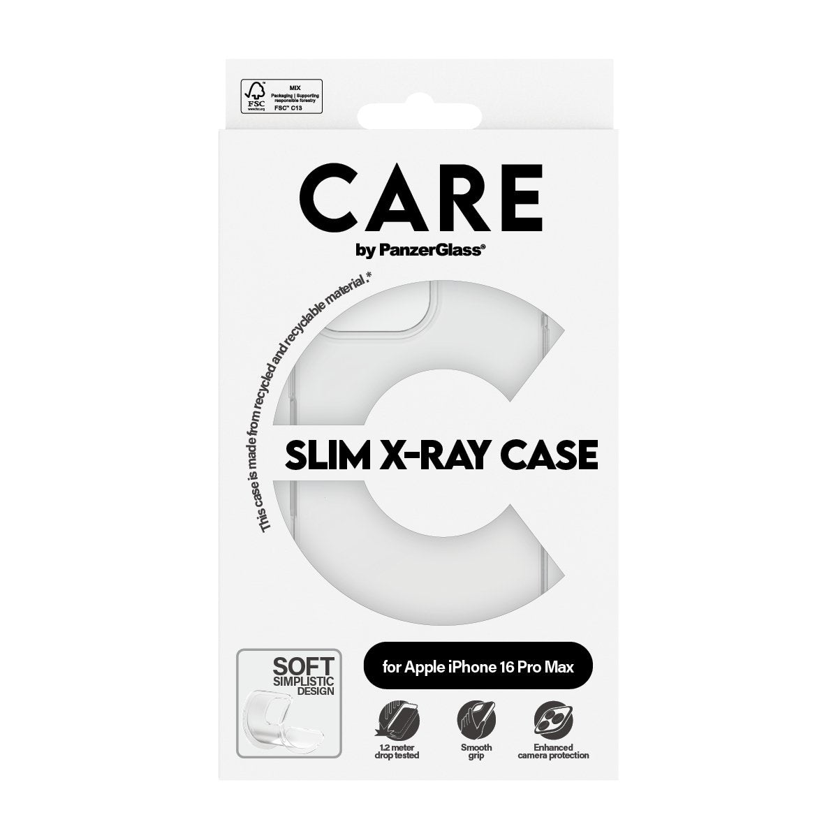 EAN 5715685005831 - PanzerGlass CARE™ by ® X-Ray Case iPhone 16 Pro Max funda para teléfono móvil Transparente imagen 3