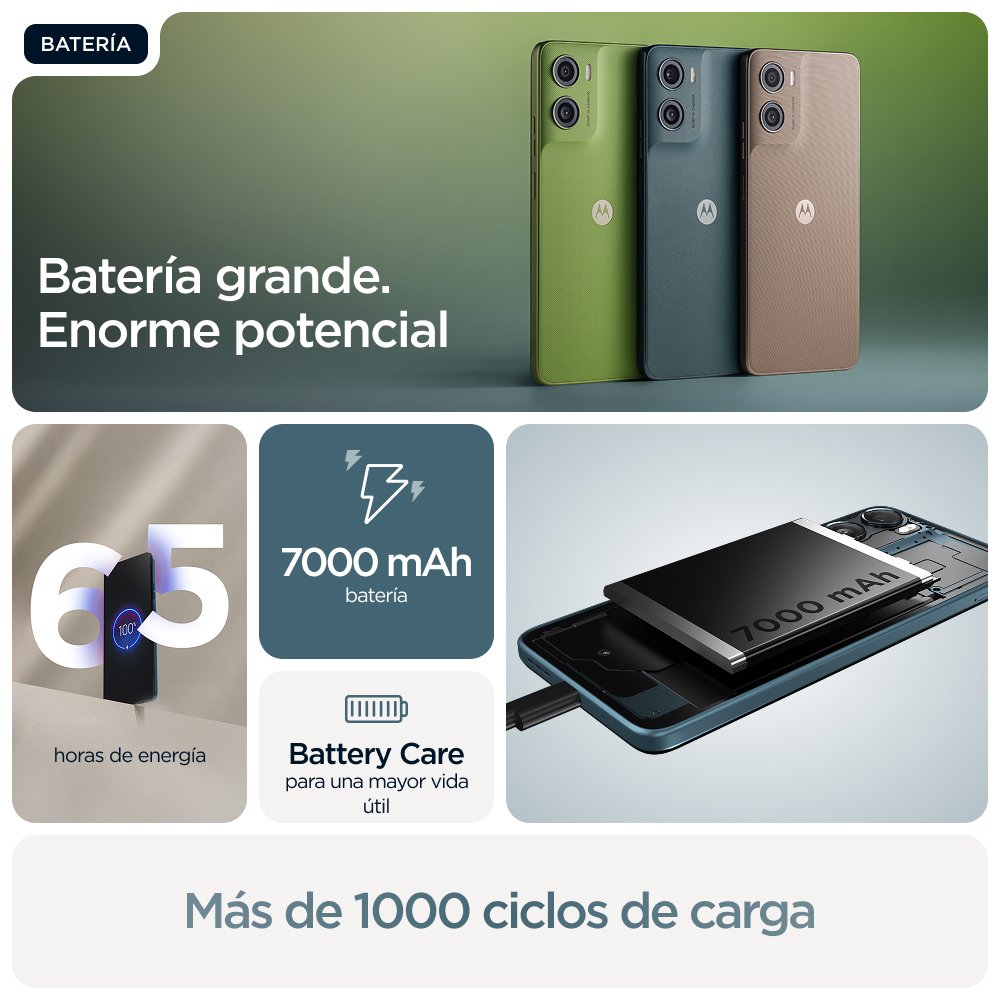 Smartphone Motorola Moto G06 Power 8gb/256gb Blue