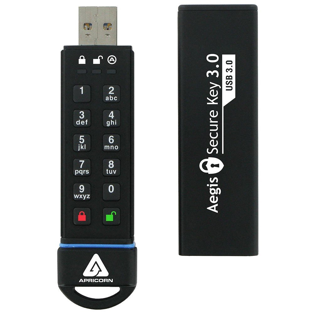 EAN 0708326914079 - Apricorn Aegis Secure Key 3.0 unidad flash USB 240 GB USB tipo A 3.2 Gen 1 (3.1 Gen 1) Negro imagen 1
