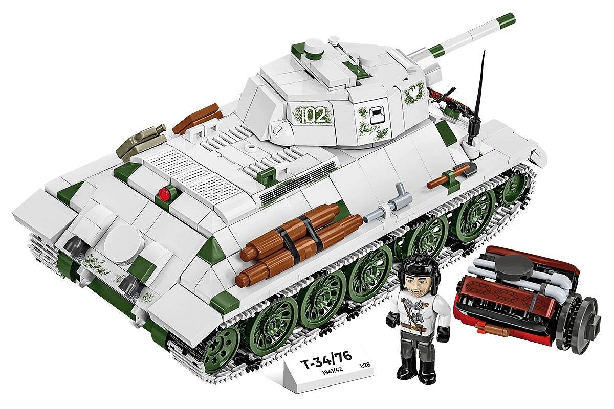 Cobi Blocks Tank T34-76  852 Pcs