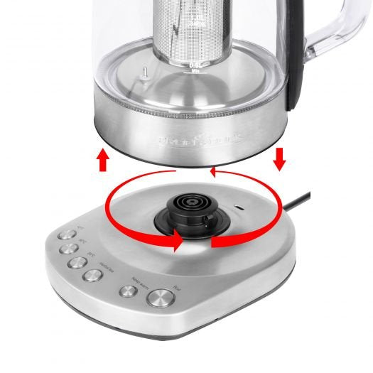 EAN 4006160011678 - ProfiCook PC-WKS 1167G tetera 1,5 L 2200 W Fruta del bosque, Acero inoxidable imagen 4