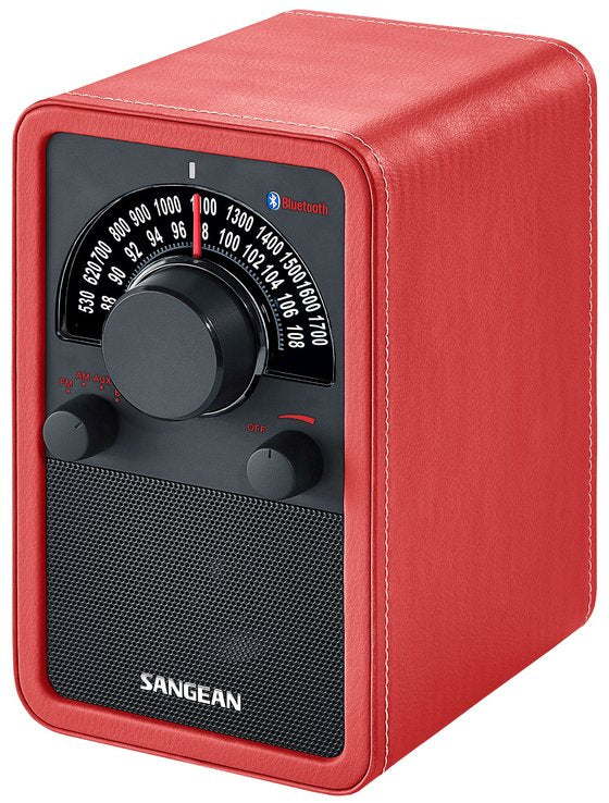 Sangean Wr-15bt Rojo Radio De Estantería