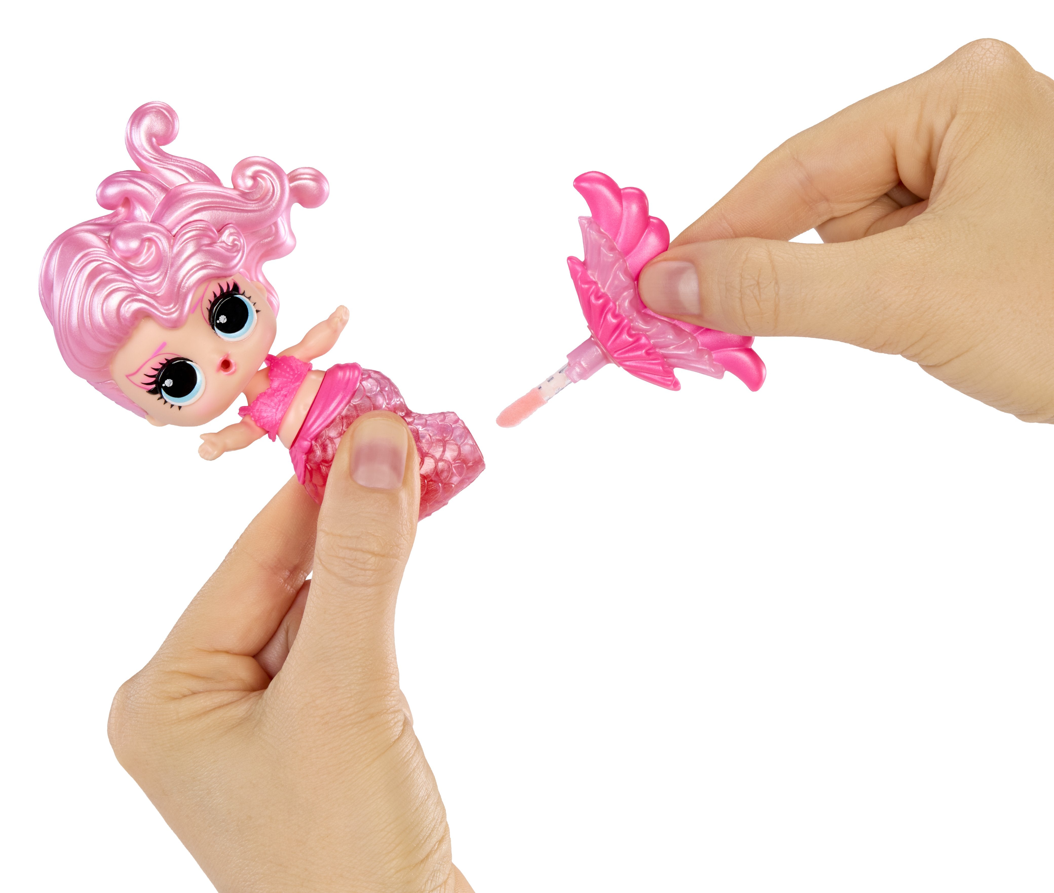 Mga Entretenimiento L.O.L. ¡Sirenas Sorpresa! Makeover Magic Tots, Figura De Juguete Artículos Surtidos, Una Figura 596301-Euc