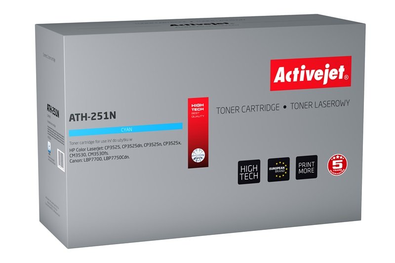 EAN 5901443011453 - Activejet ATH-251N cartucho de tóner 1 pieza(s) Compatible Cian imagen 1