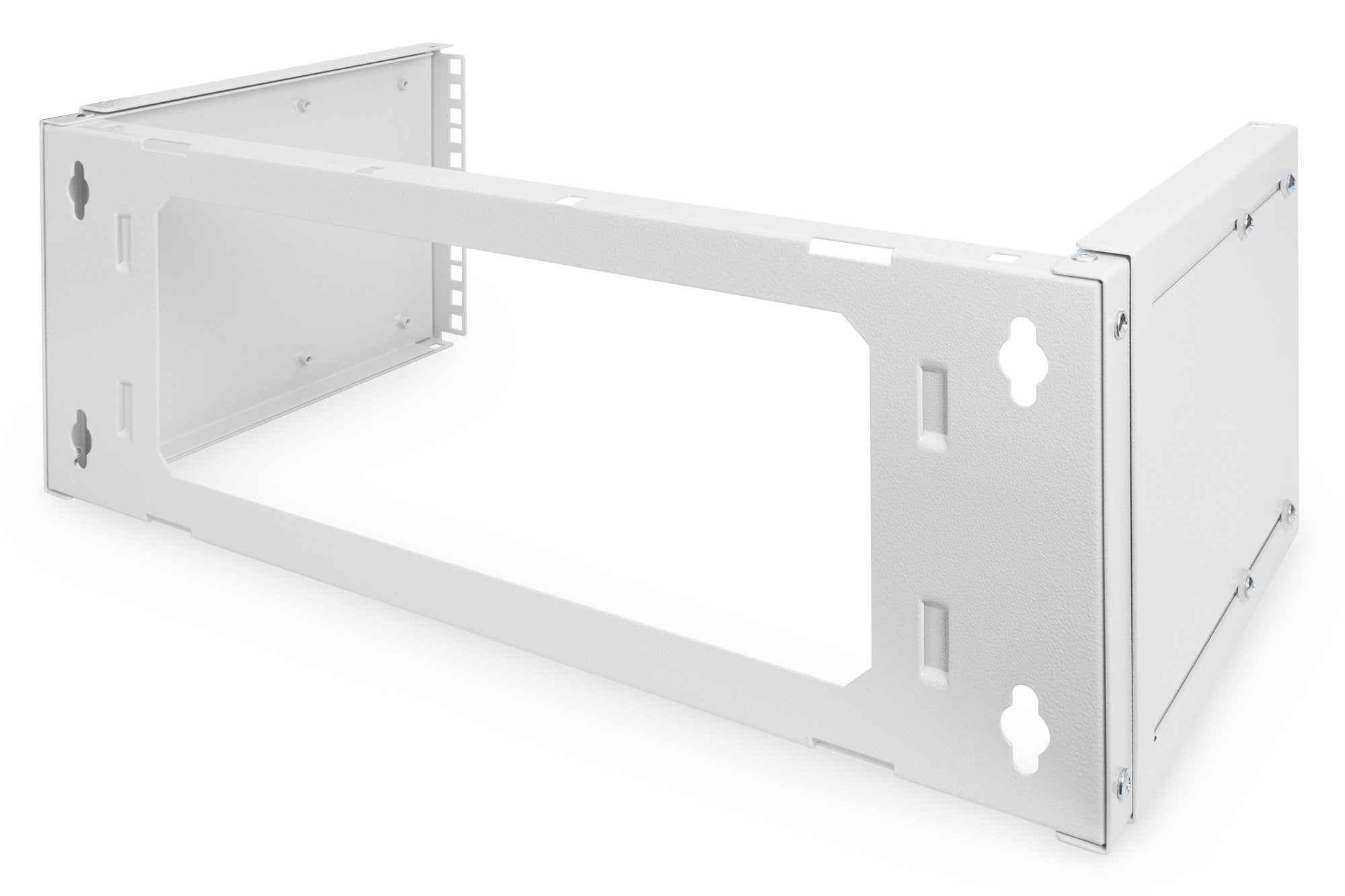 Soporte De Pared 4u, 195 X 505 X 250 Mm Profundidad Ajustable, Apilable, Gris (Ral 7035)