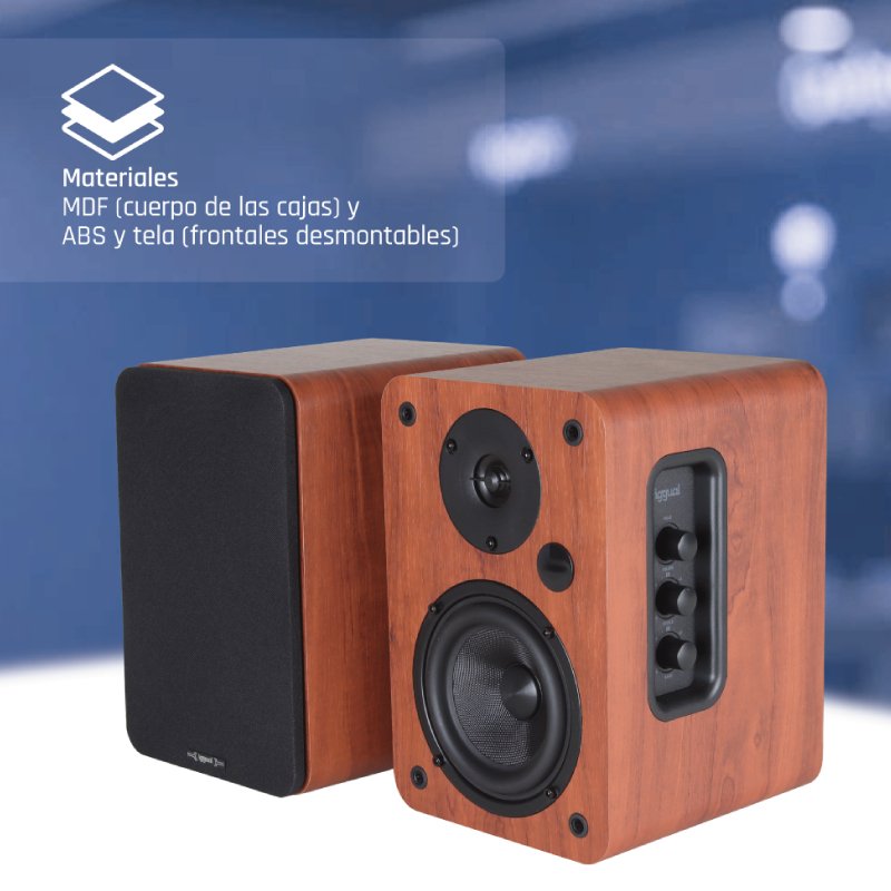 EAN 8435364319963 - iggual IGG319963 altavoz Madera Inalámbrico y alámbrico imagen 6