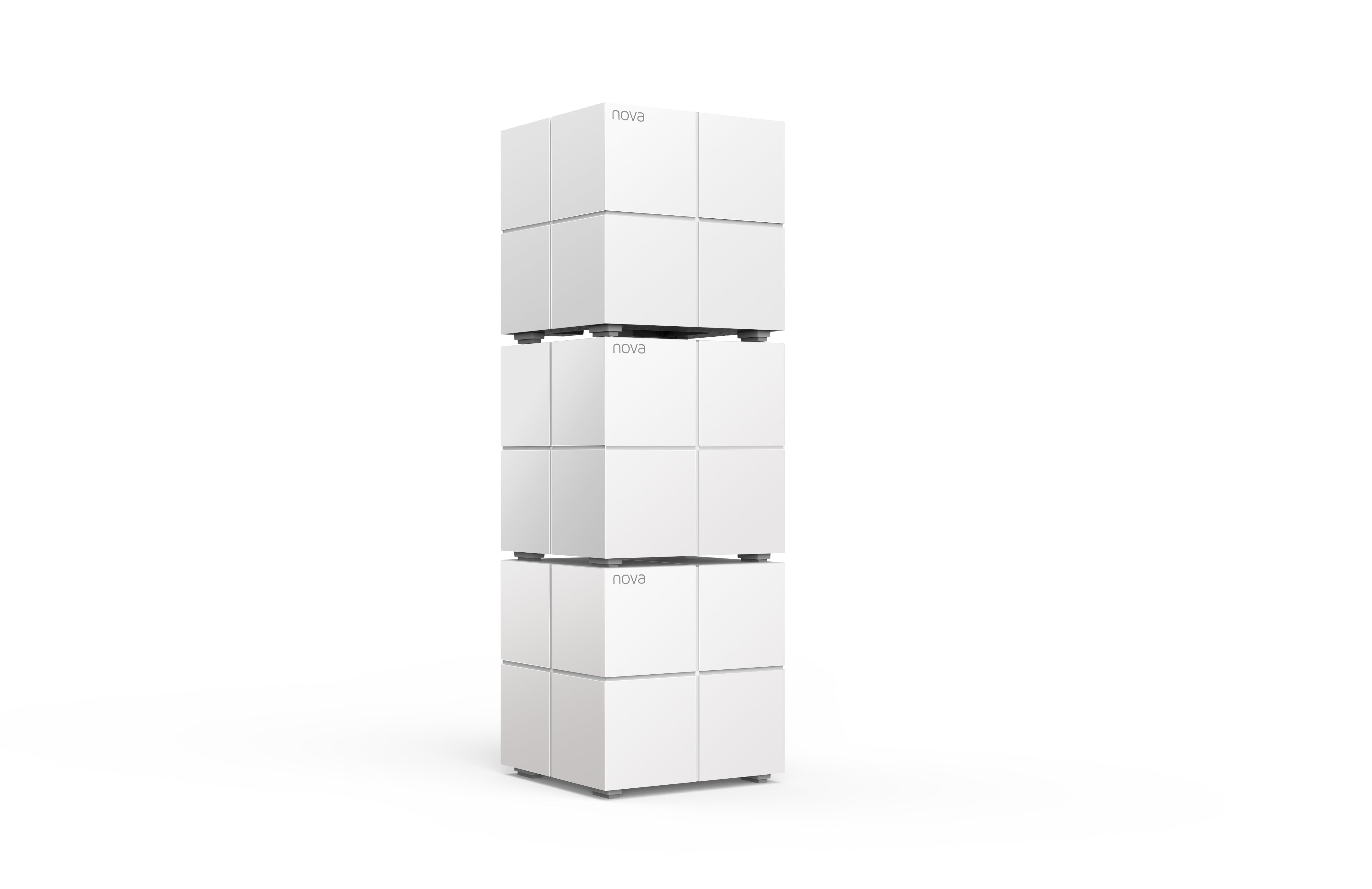 Sistema Mesh Wifi Tenda Mw6-Nova 3 Unidades Wifi A/Ac/B/G/N/ 600m2  2 Puertos Gigabit Gestión Por App