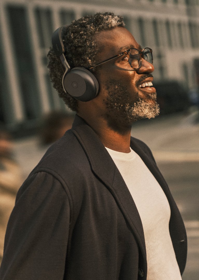 Auriculares Jabra Evolve3 75 Uc + Link 390c Negro