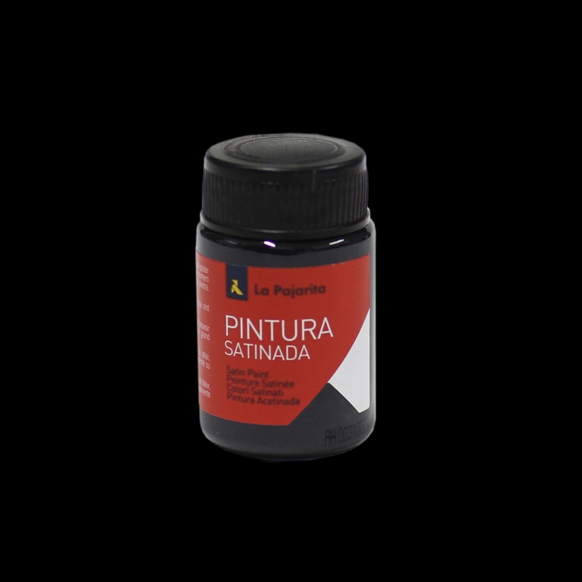 La Pajarita Témpera Escolar Bote De 35ml Satinada Negro L-22