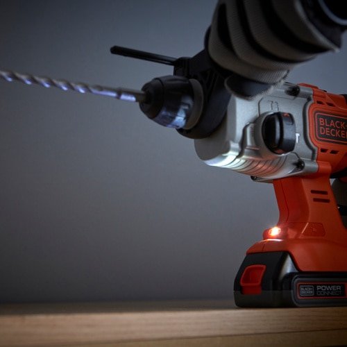 Martillo Combinado Inalámbrico  Black+Decker -Bcd900e2k, 18 Voltios, Martillo Perforador Bcd900e2k-Qw