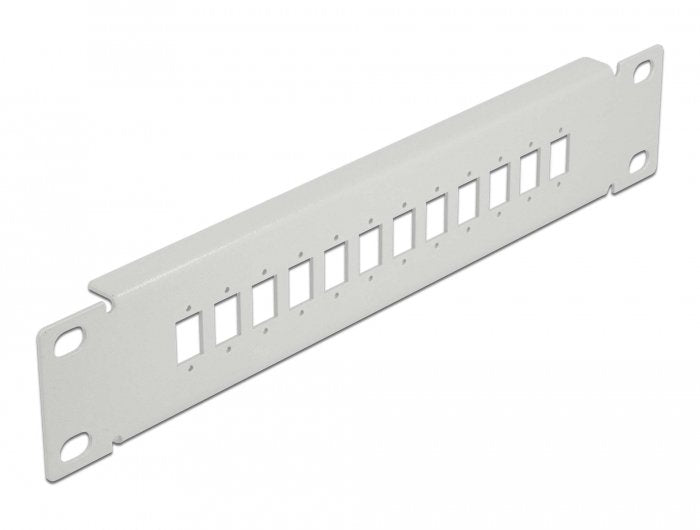 Delock 10" Lwl Patchpanel 12 Port Para Sc Simplex / Lc Duplex 1 He Gris