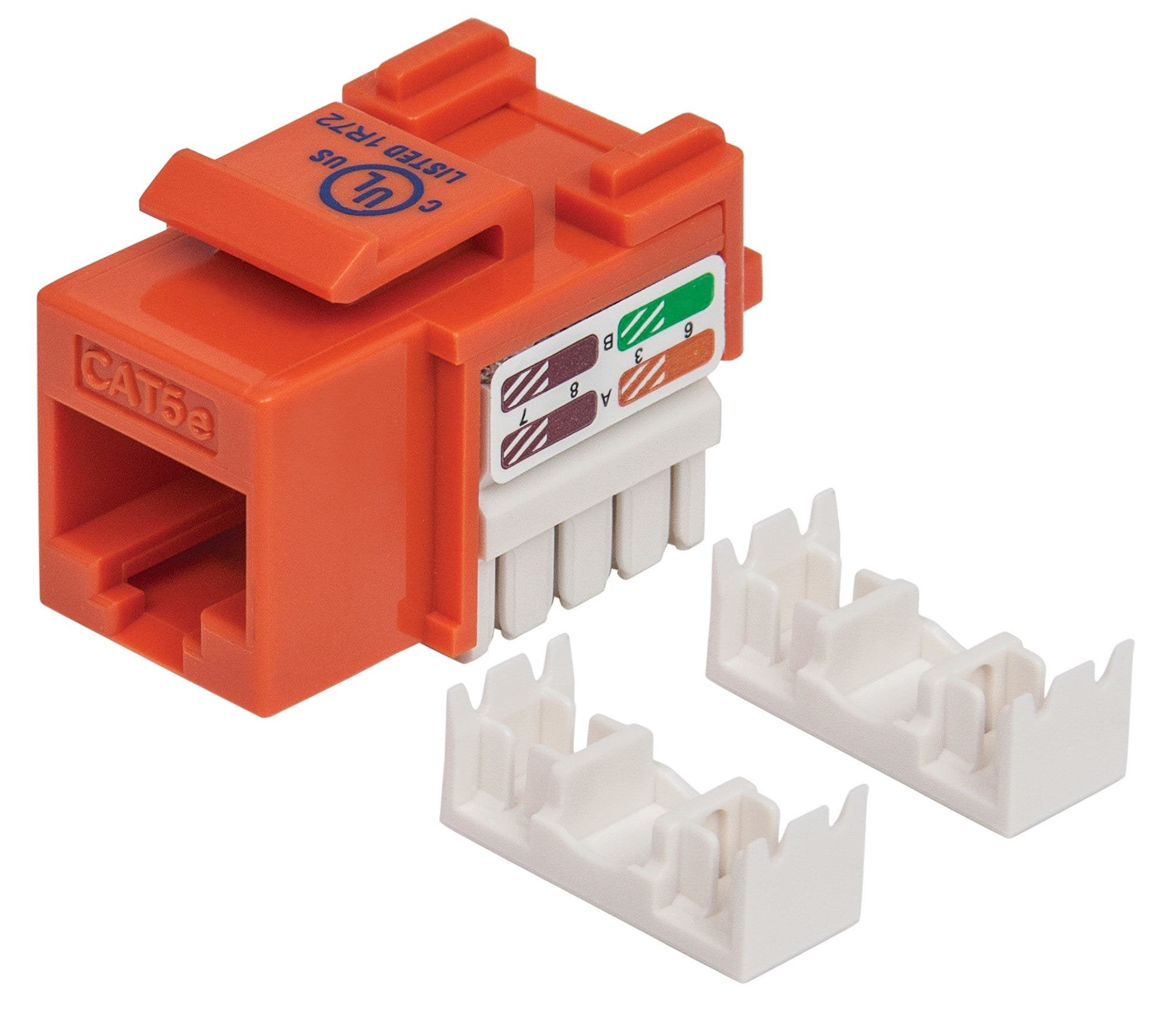Intellinet 210577 Módulo Keystone C5 Utp Naranja