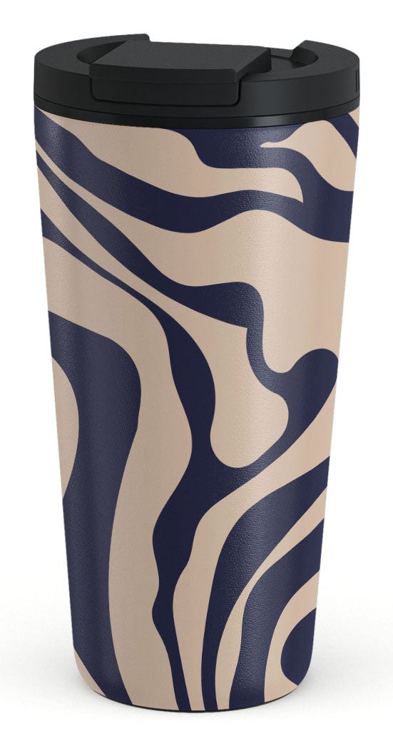 EAN 4772229494552 - BURGA UN_08M5_COFFEE-CUP-500-FL-EC taza de viaje 500 ml Azul, Blanco Acero inoxidable imagen 1