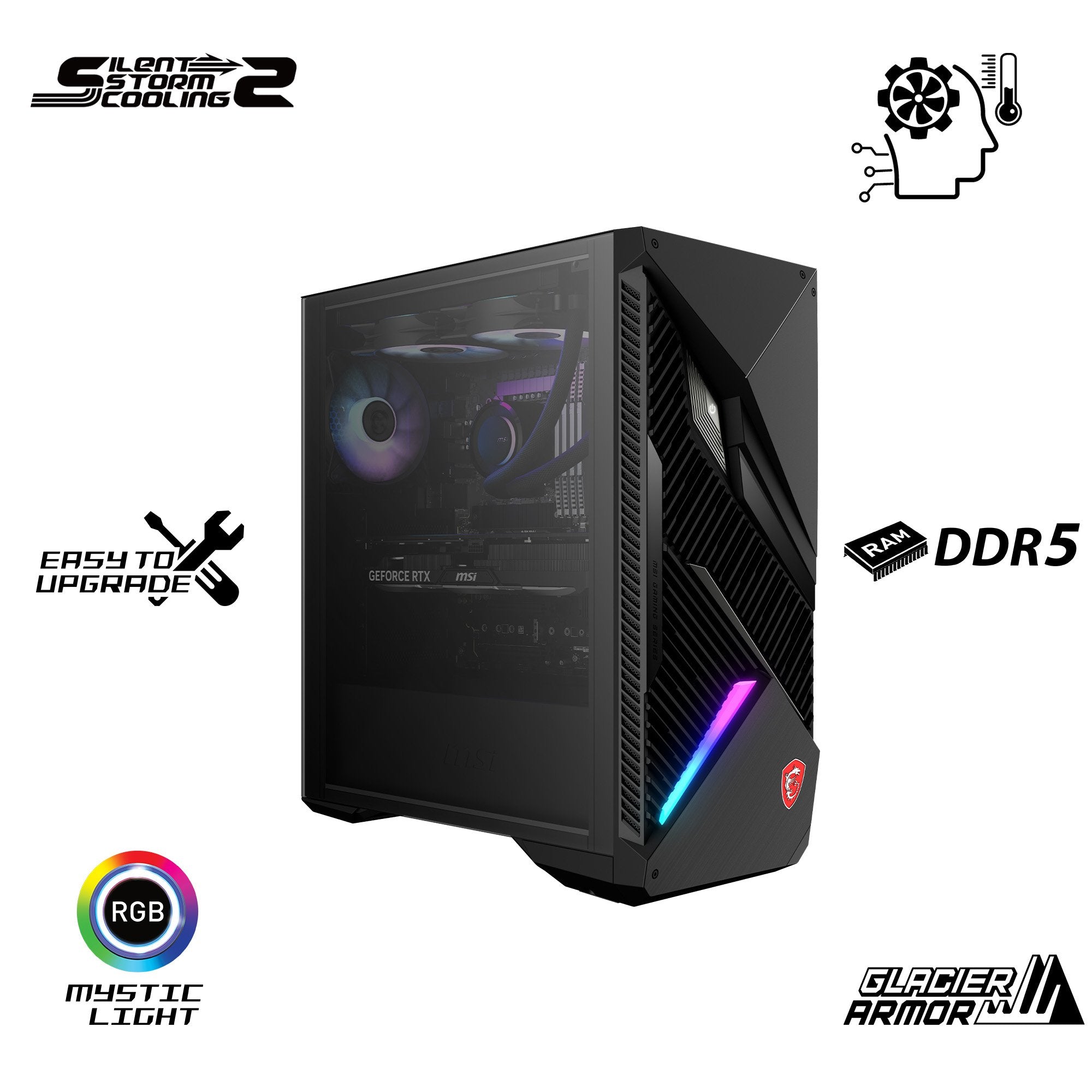 Pc Gaming Msi Mpg Infinite X2 14nug7-460at Intel® Core I7 I7-14700kf 32 Gb Ddr5-Sdram 1 Tb Ssd Nvidia Geforce Rtx 4080 Super Windows 11 Home