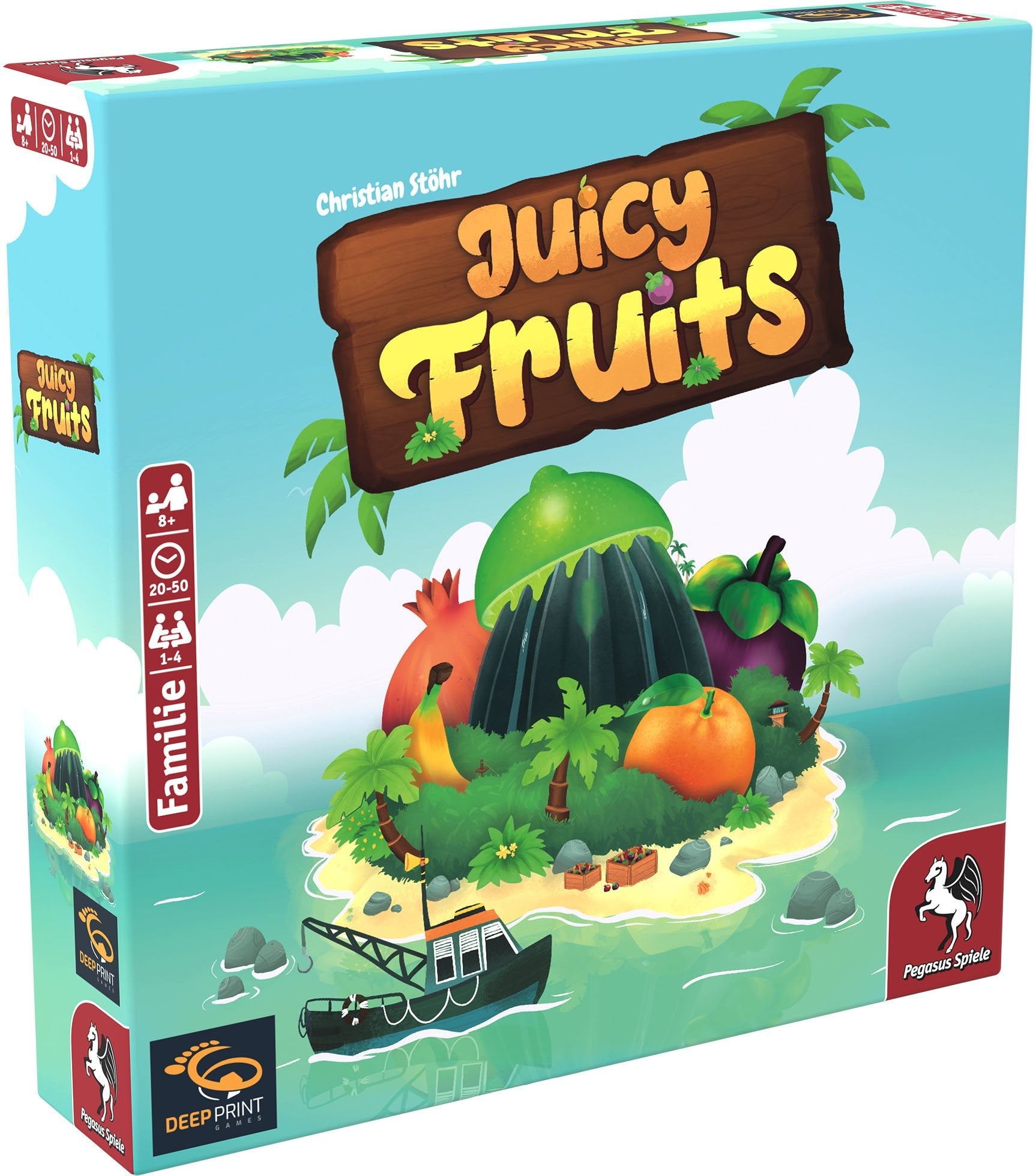 Pegasus Deep Print Games: Juicy Fruits, Juego De Mesa 57802g