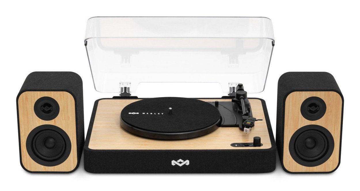 Marley Revolution Turntable With Speakers, Bluetooth, Signature Black