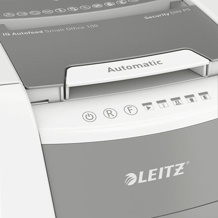 EAN 4002432124091 - Leitz 80120000 triturador de papel Microcorte 55 dB 22 cm Gris, Blanco imagen 4