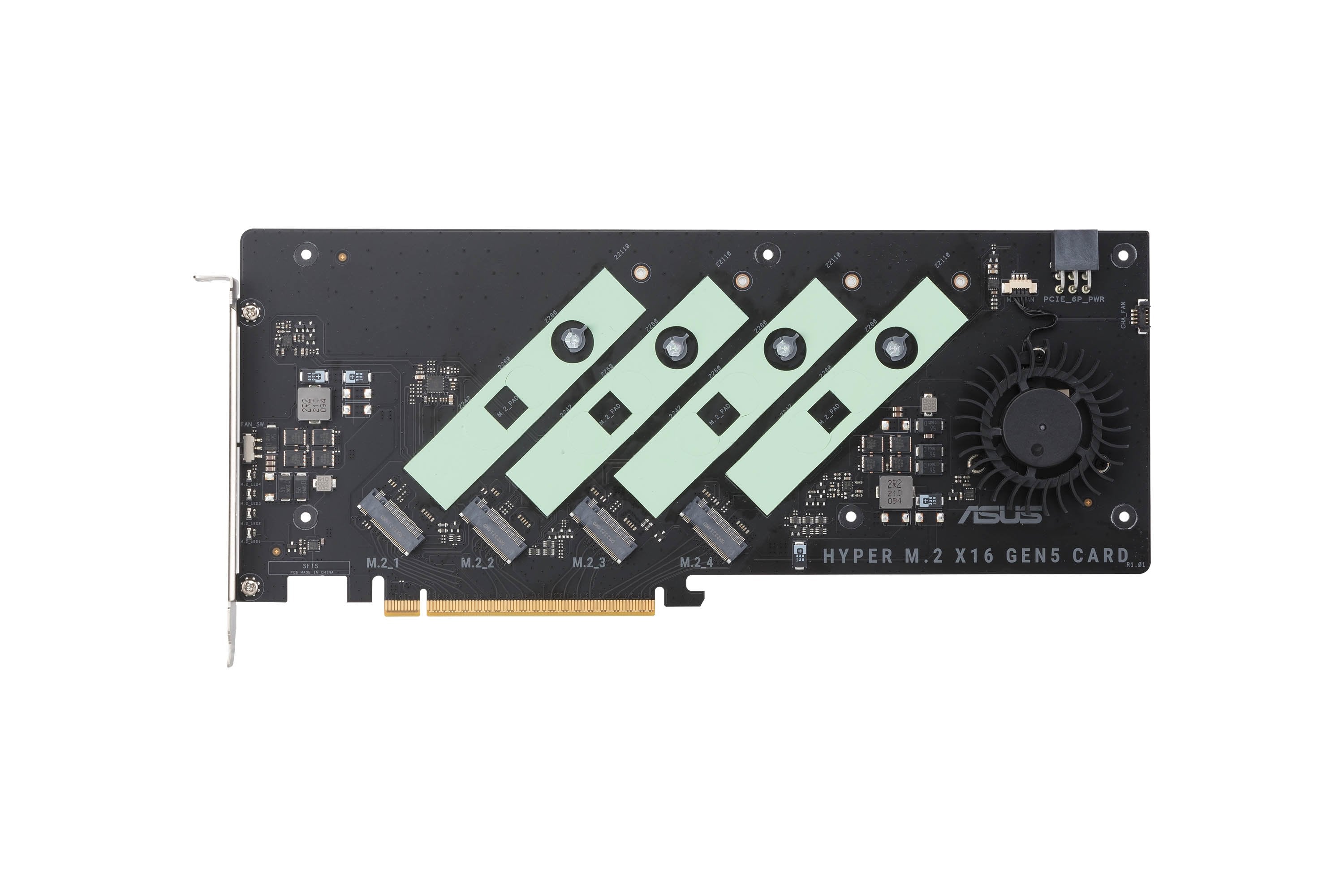 EAN 4711387353288 - ASUS Hyper M.2 x16 Gen5 Card tarjeta y adaptador de interfaz Interno imagen 7