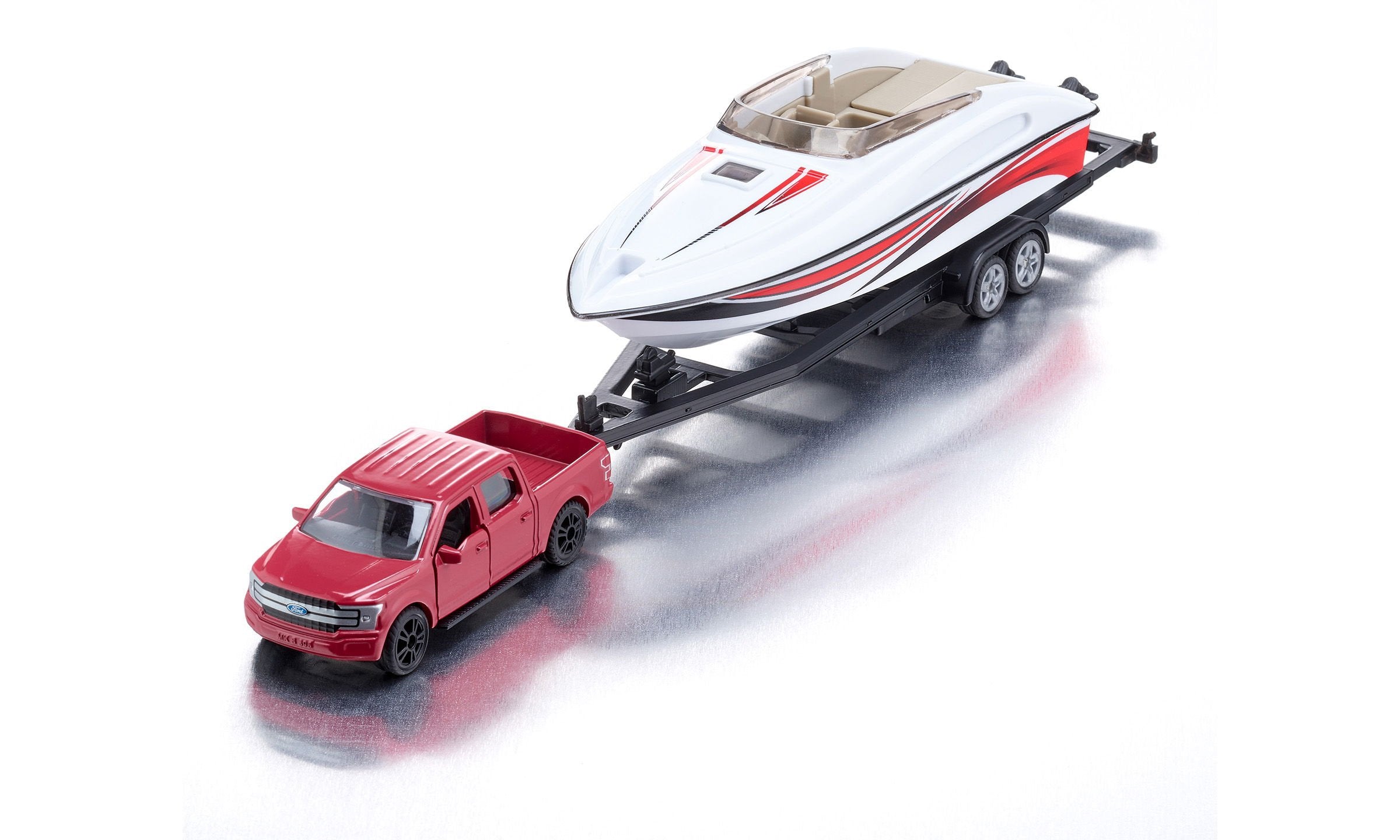Siku Super Ford F150 Con Bote De Motor, Vehículo Modelo 10256800000