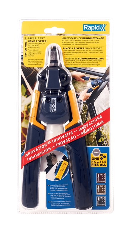 Remachadora Manual Rp100 Profesional Multi 5001487 Rapid