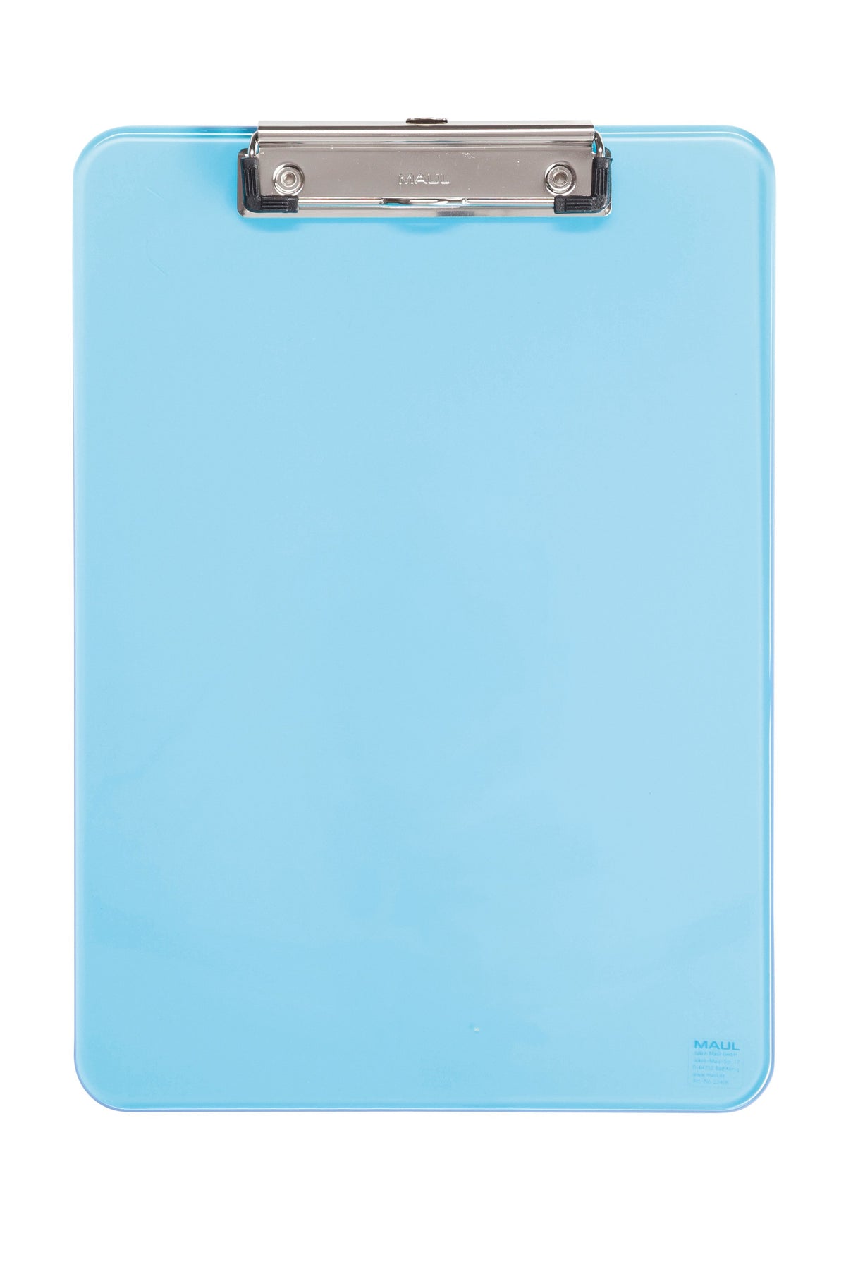 EAN 4002390062053 - MAUL 2340631 portapapel A4 Plástico Azul, Transparente imagen 1