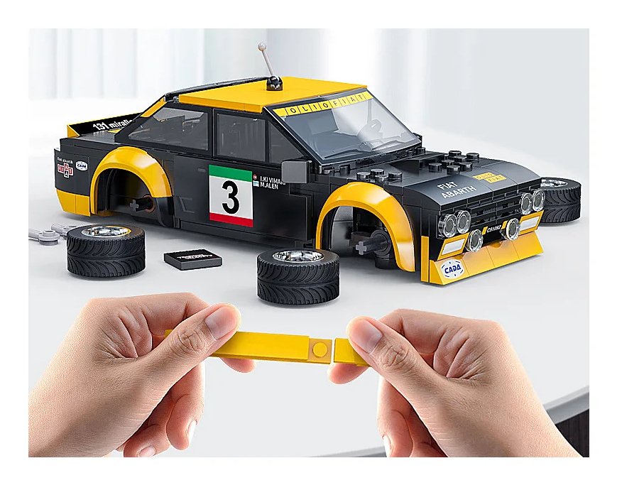 Jamara Cada Fiat Abarth 1:20 2,4ghz Bricks Negro 6+