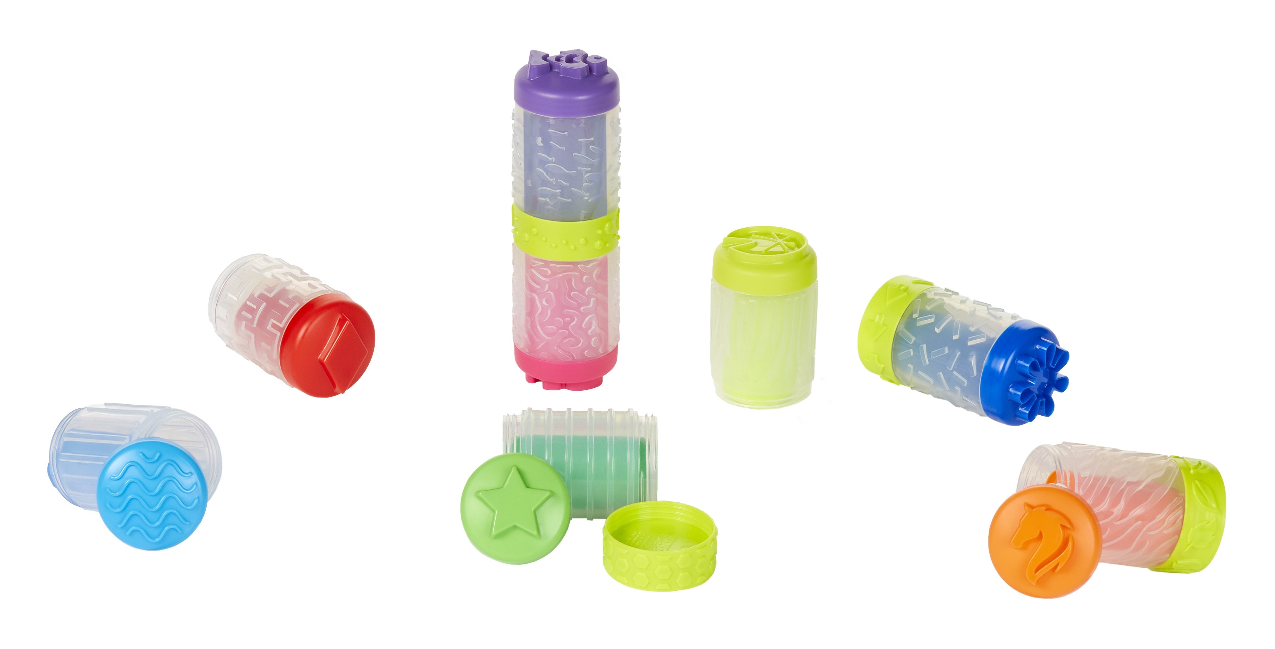 EAN 0035051595137 - MGA Entertainment Wonder Factory Never Dry Dough Mega Box Set Pasta para modelar 456 g Multicolor 8 pieza imagen 3