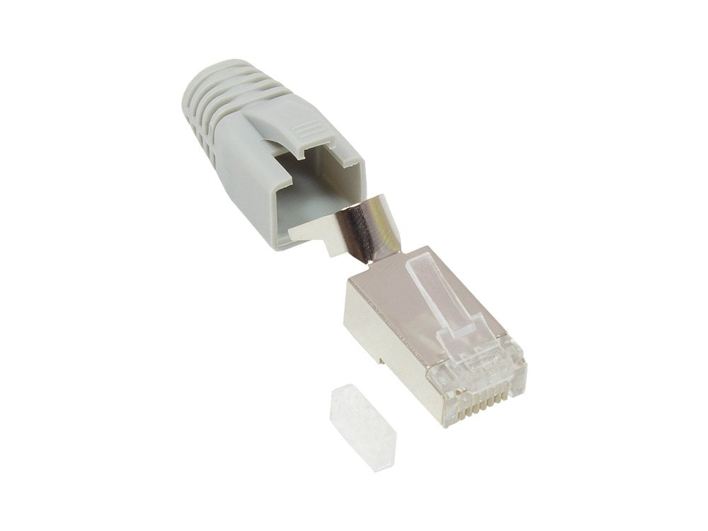 Good Connections Rj45 Netzwerkstecker Ges. Cat.6a Grau 10x