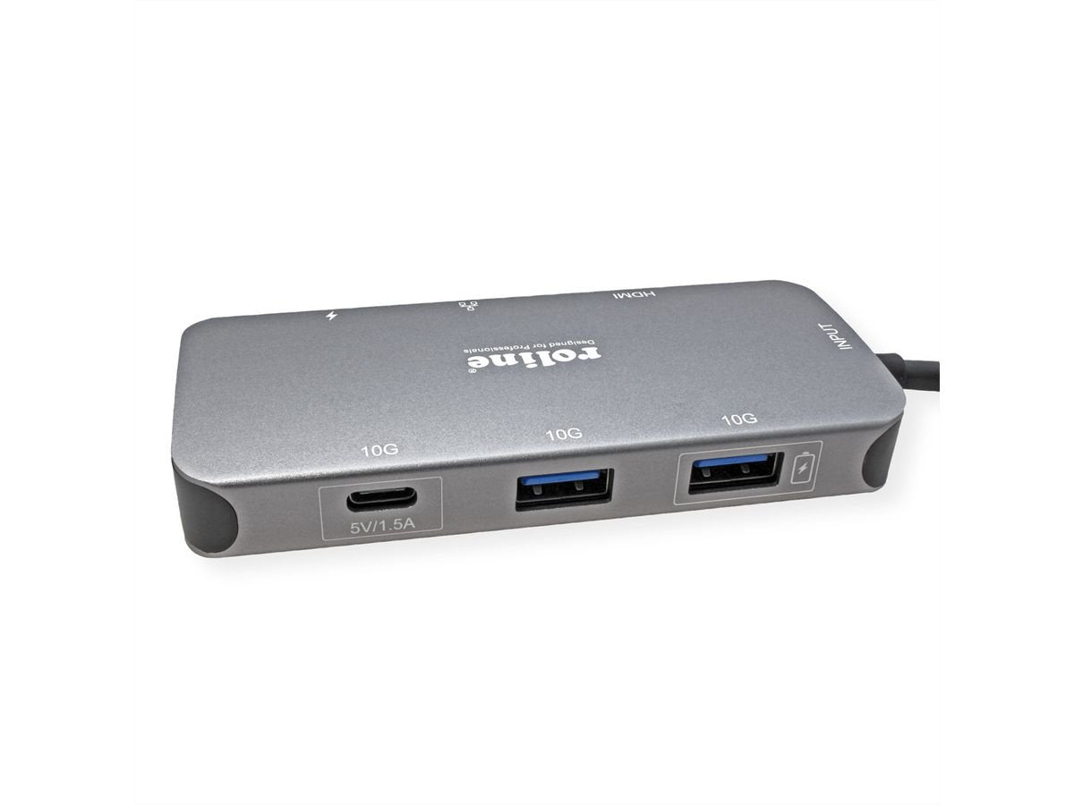 Usb 3.2 Gen 2 Tipo C Multiport Estación De Acoplamiento 4k Hdmi Lan