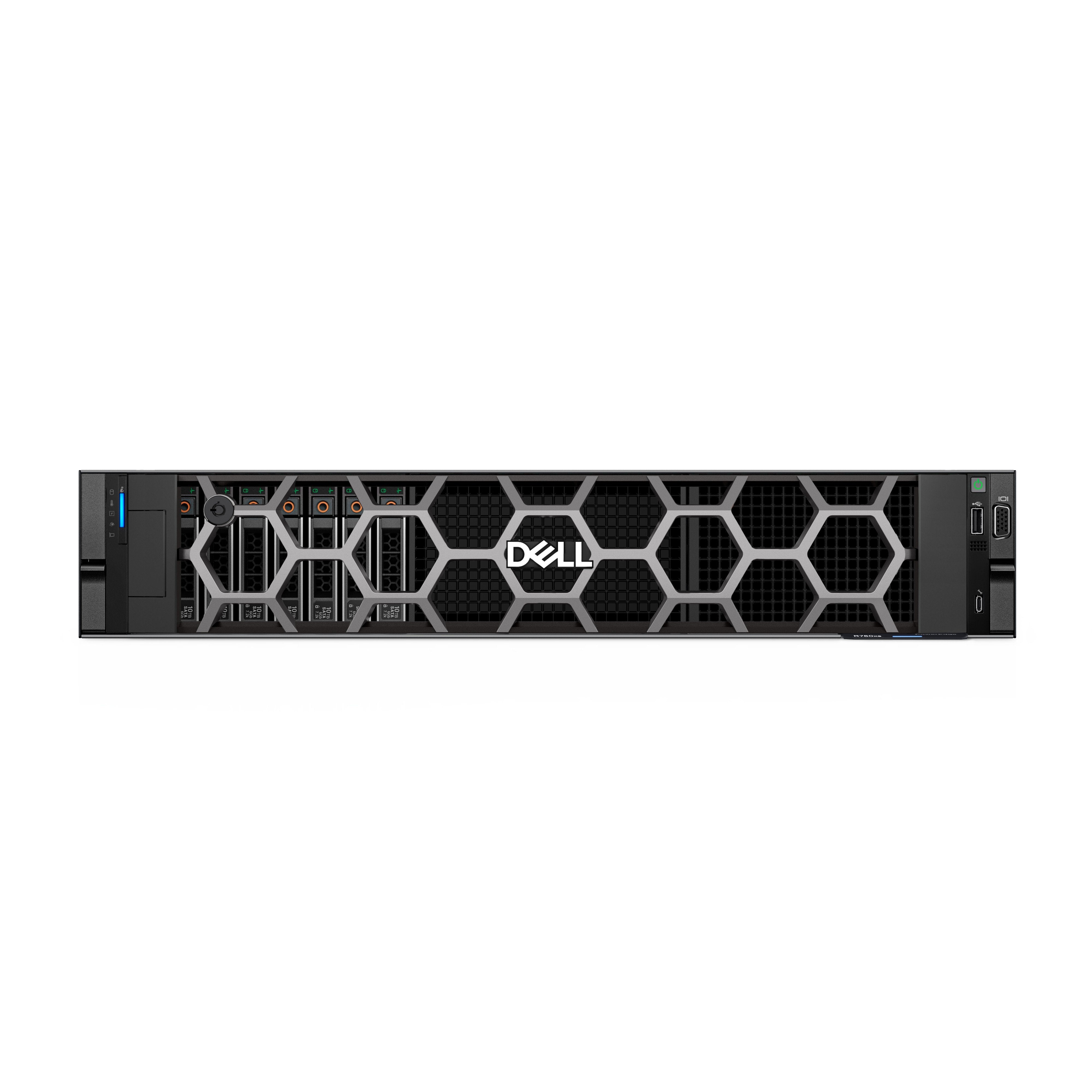 Servidor Dell Poweredge R760xs Se Puede Montar En Bastidor 2u 2 Vías 1 X Xeon Silver 4510 / Hasta 4.1 Ghz Ram 32 Gb Sas Hot-Swap 3.5" Bahía(S) Ssd 480 Gb Matrox G200 Gigabit Ethernet Sin So Monitor: Ninguno Negro Btp Dell Sma