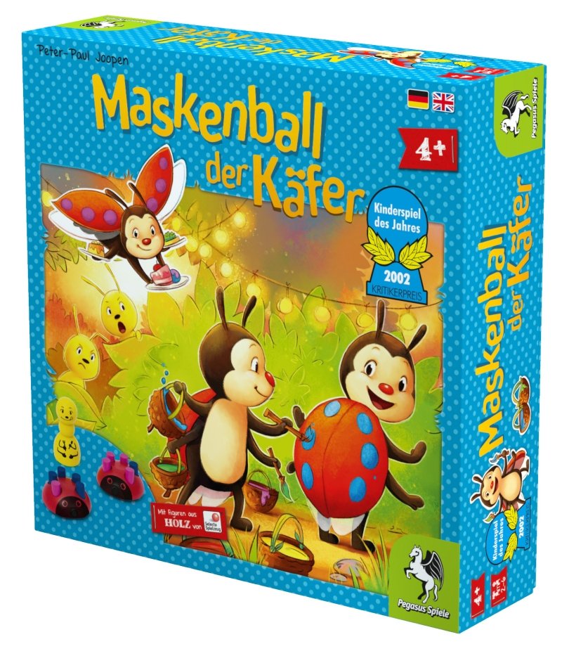Pegaso Bola Enmascarada De Los Escarabajos, Juego De Mesa Infantil Del Año 2002 66001g