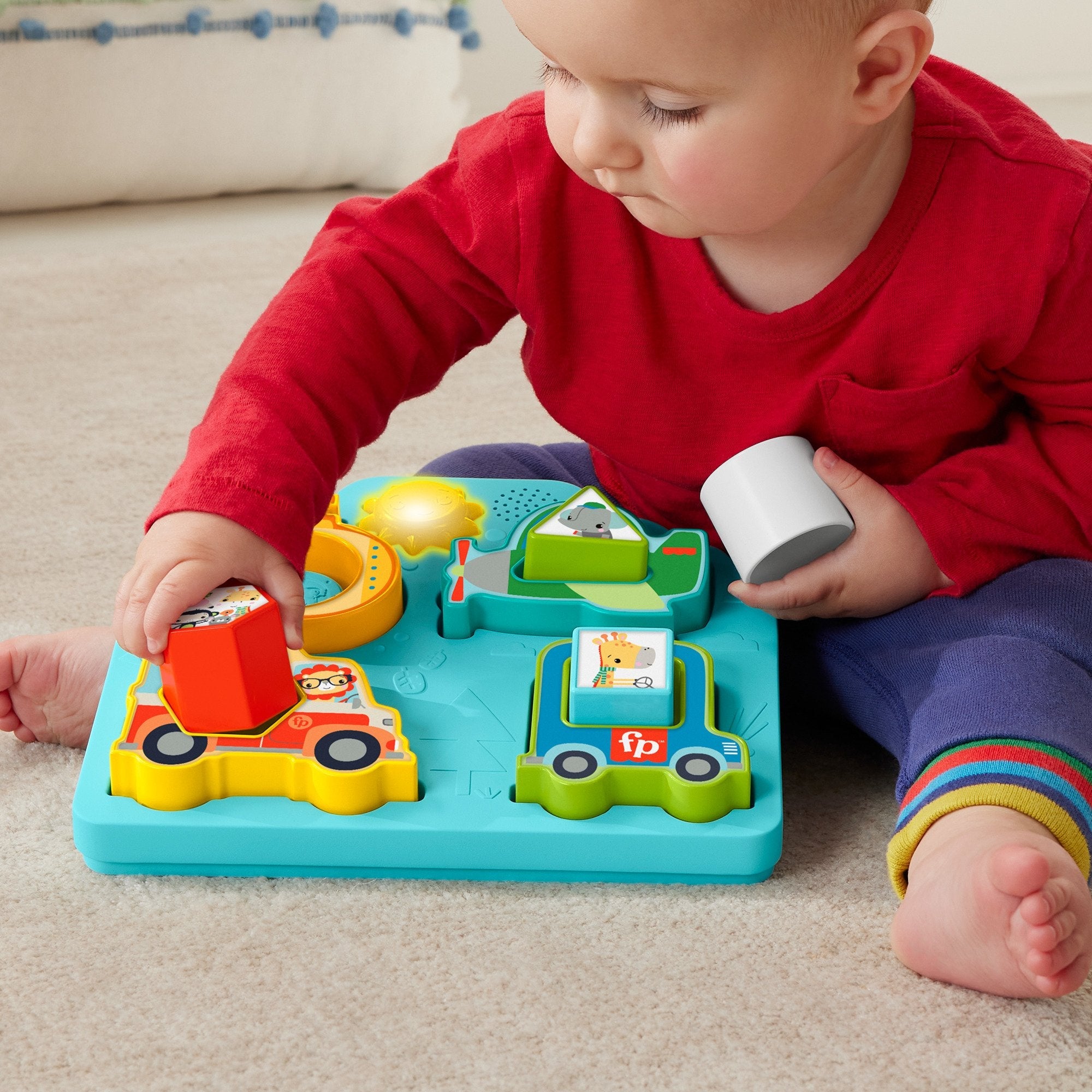 EAN 0194735182701 - Fisher-Price HRP31 puzzle Puzle de fotograma 4 pieza(s) Vehículos imagen 2