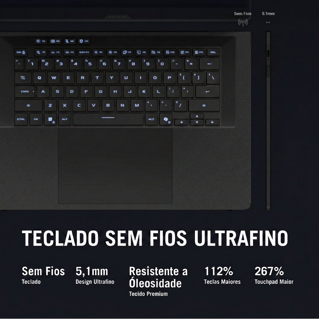 Portátil Asus Rog Zephyrus Duo Gx651ax 2x16" Ultra 9 386h 6