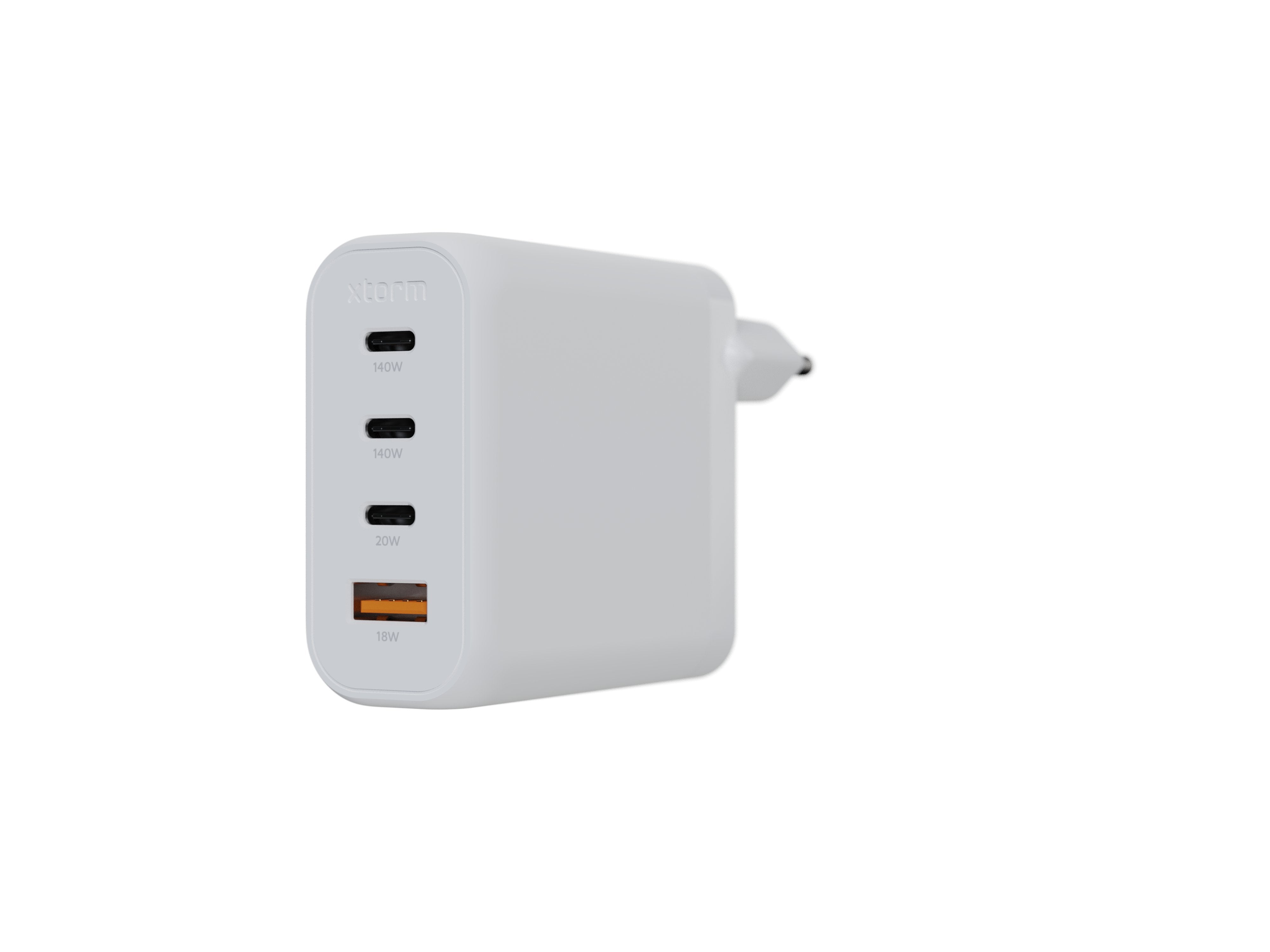 Cargador De Pared Xtorm Xec140 3xusb Tipo-C 1xusb 140w