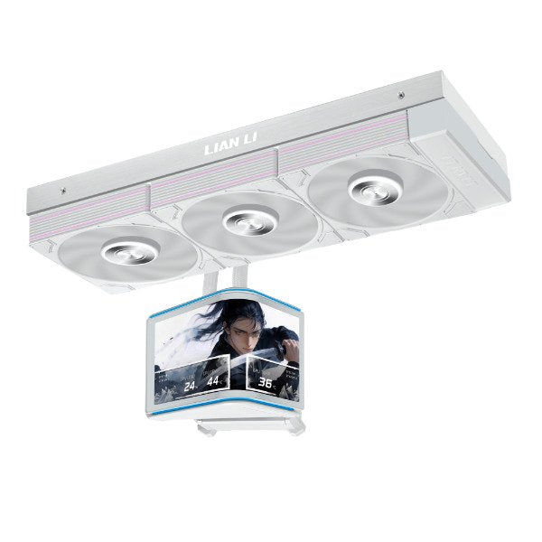 K Lian Li Hydroshift Ii Oled Curved 360p28 Blanco Aio-Refrigeración Líquida