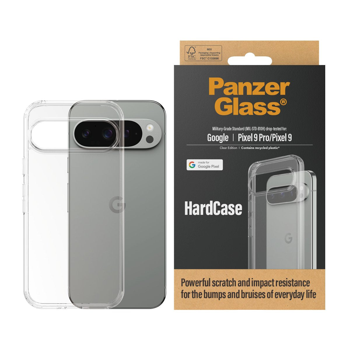 EAN 5715685000614 - PanzerGlass ® HardCase Transparent Google Pixel 9 Pro 5G | 9 5G funda para teléfono móvil Transparente imagen 2