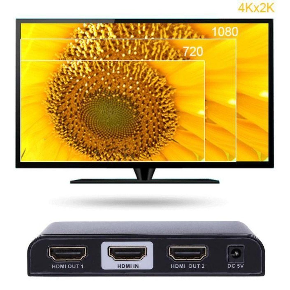 Techly Idata Hdmi2-4k2 Divisor De Video Hdmi 2x Hdmi