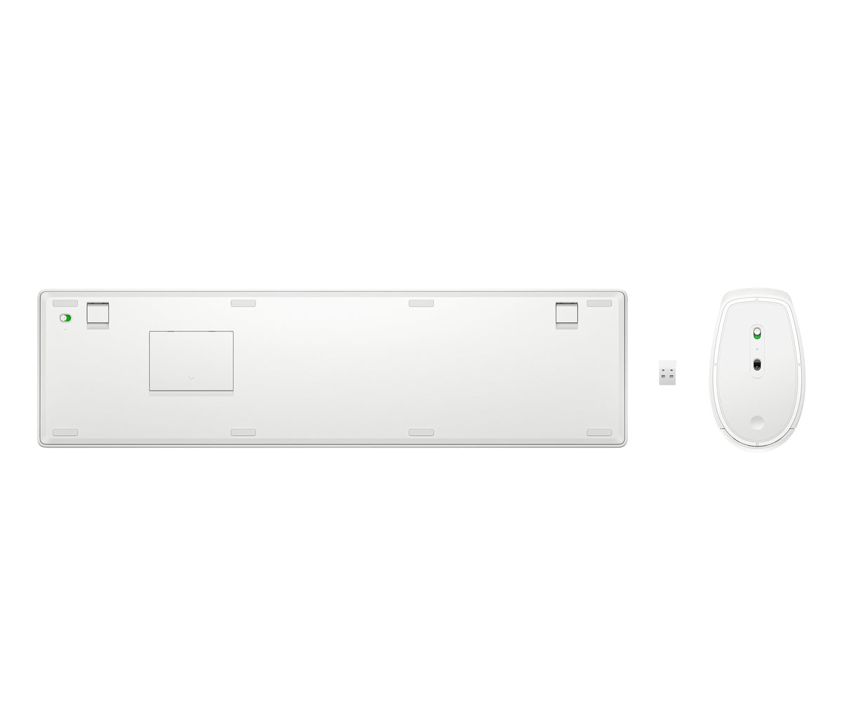 EAN 0197497587586 - HP 655 Wireless Keyboard and Mouse Combo White teclado Ratón incluido Universal RF inalámbrica + USB Blan imagen 2