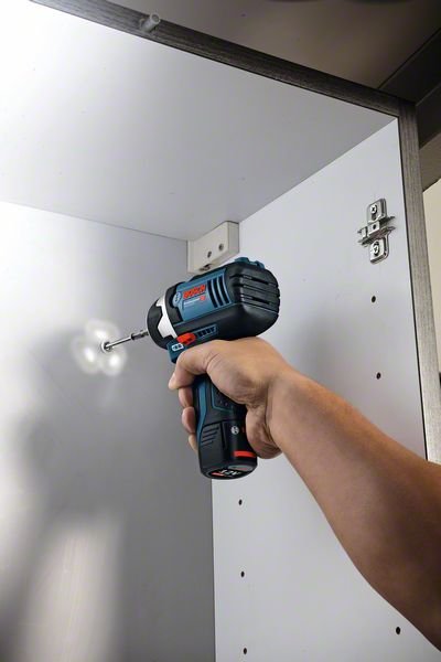 Atornillador A Batería Bosch Gdr 12v-105 Professional Azul / Negra, L-Boxx, Sin Batería Ni Cargador