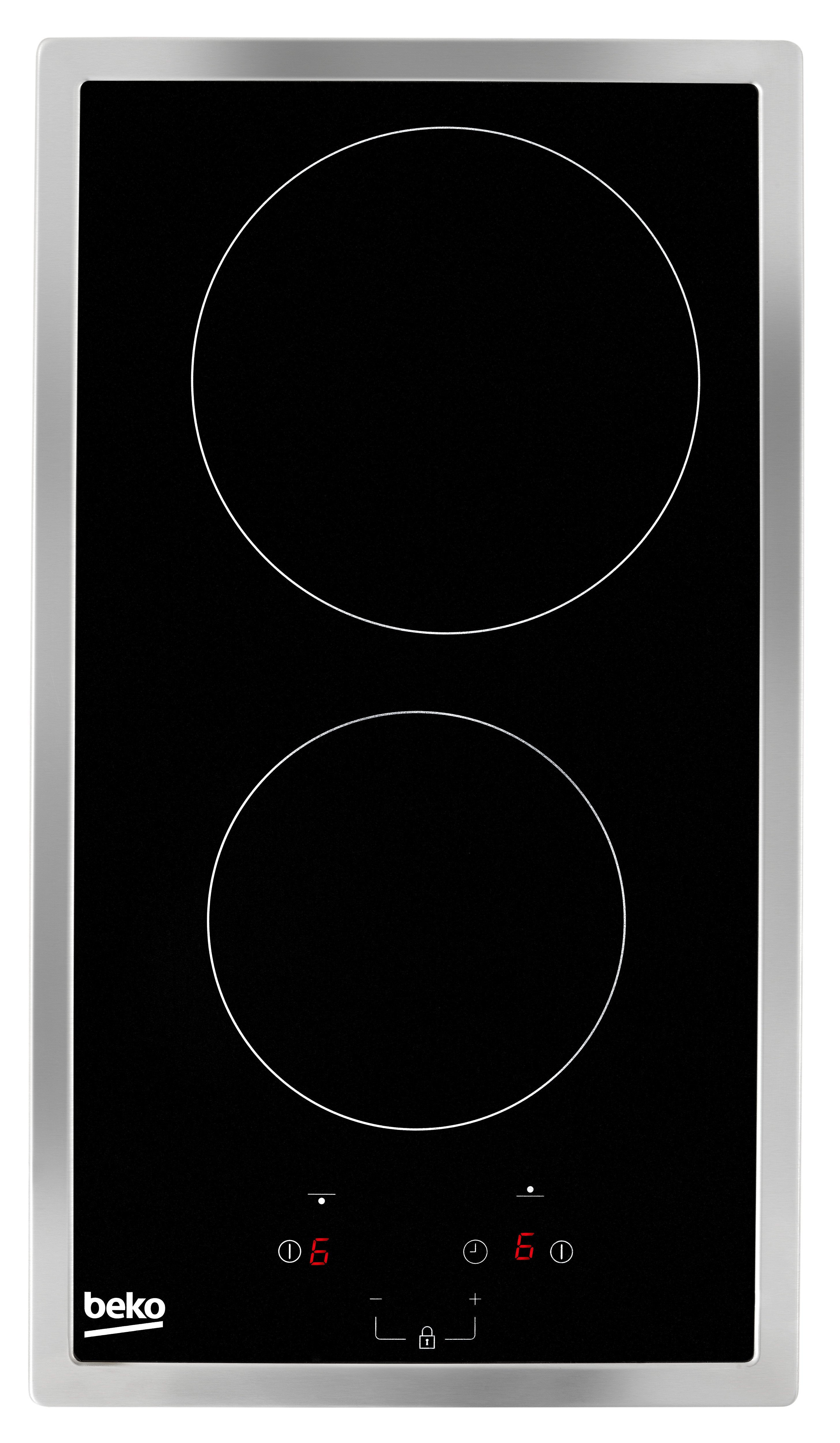 EAN 8690842348198 - Beko HDMC32400TX hobs Acero inoxidable Integrado 30 cm Cerámico 2 zona(s) imagen 1