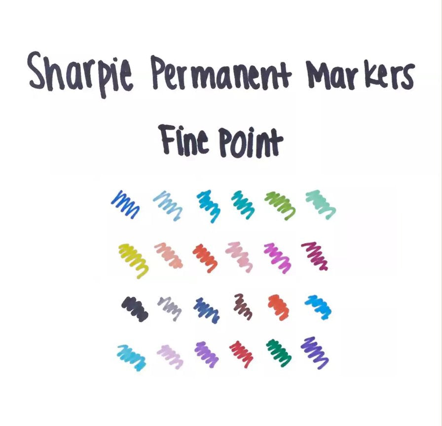 EAN 3501170810934 - Sharpie Fine Point marcador permanente Punta fina Negro 12 pieza(s) imagen 4