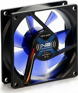 Noiseblocker Blacksilentfan Xe2 Carcasa Del Ordenador Ventilador 9,2 Cm Negro