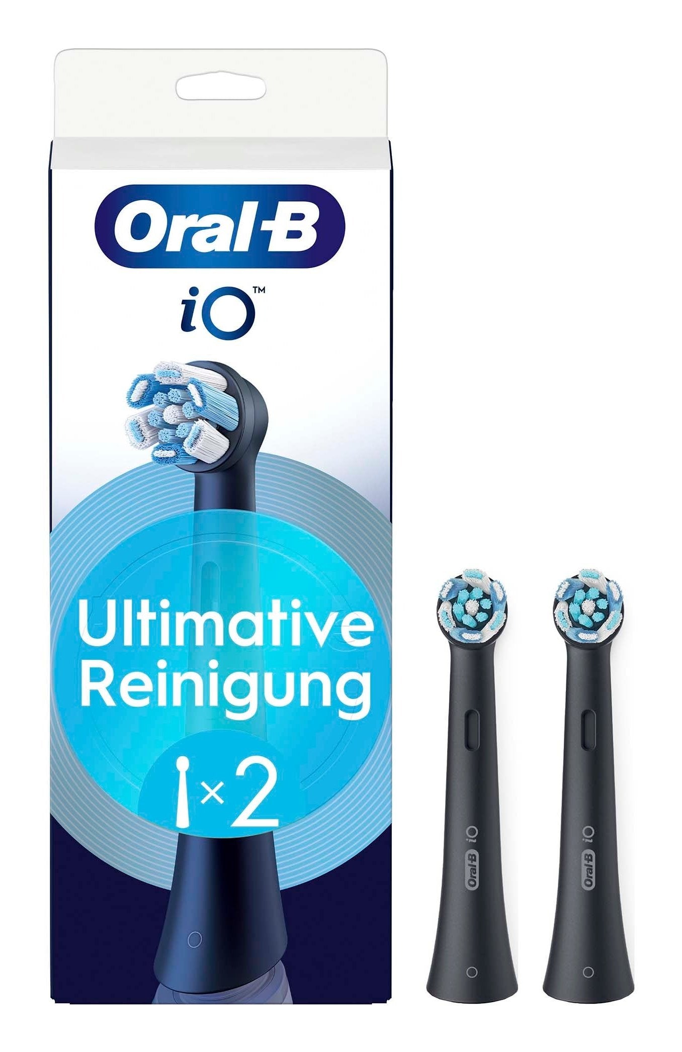 EAN 8700216373807 - Oral-B iO Ultimate Clean 16262903 cepillo de cabello 2 pieza(s) Negro imagen 1