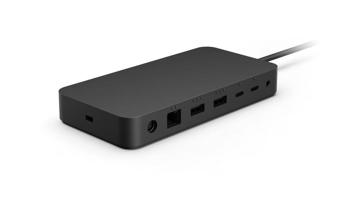 Microsoft Surface Dock Estación De Conexión Thunderbolt 4 3 X Thunderbolt Gige 2.5 Gige 165 Vatios