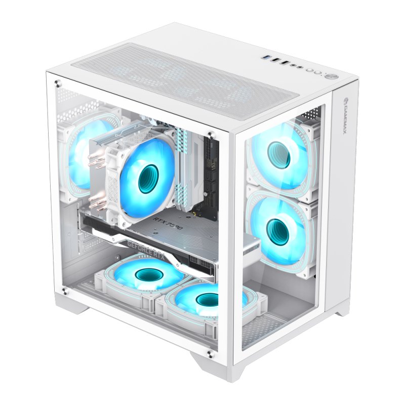 Caja Pc Gamemax  Case  Infinity Mini Wh  M-Atx