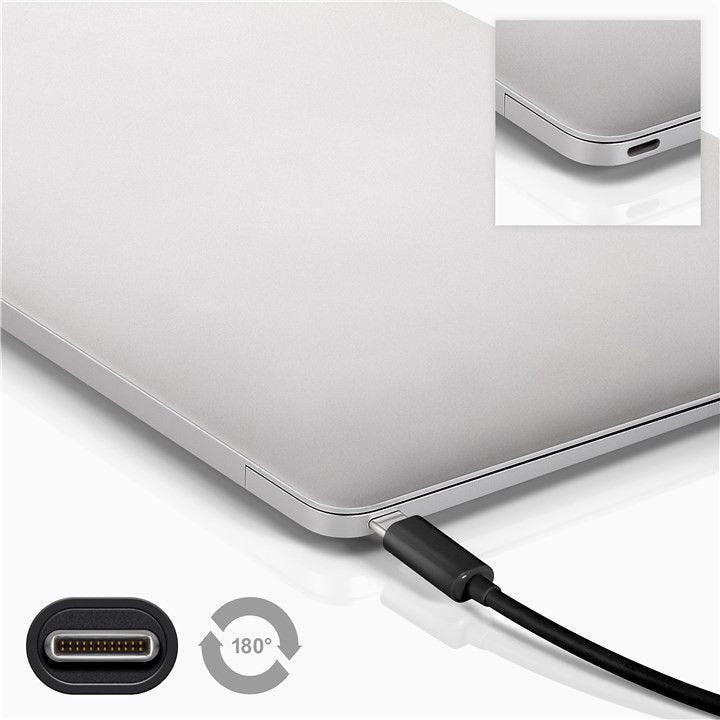 Kabel Usb 3.1 C->C S/S 3,0m   Goobay Usb Typ-C Auf Typ-C          Negro