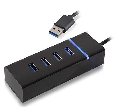 Microconnect Usb3.0hub4x Hub De Interfaz Usb 3.2 Gen 1 (3.1 Gen 1) Type-A 5000 Mbit/S Negro