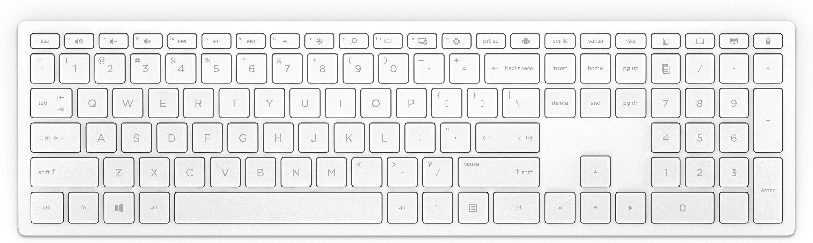 Wht Pav Wl Keyboard 600 New Retail