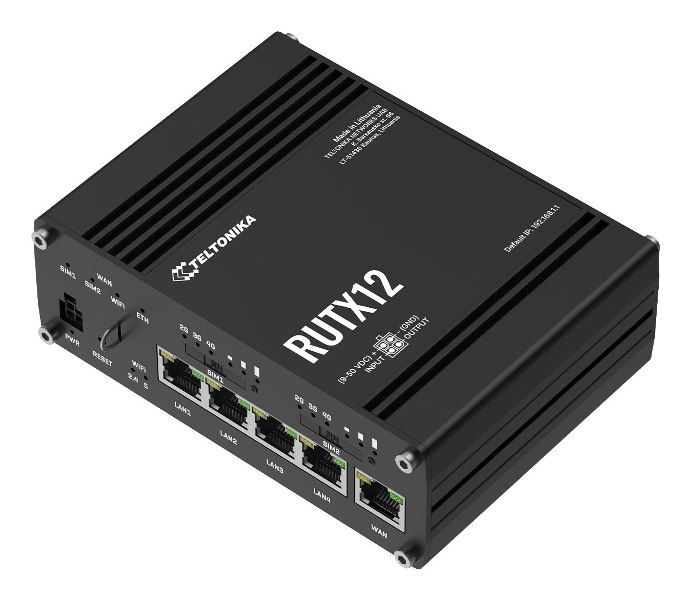 EAN 4779051843831 - Teltonika RUTX12 Router de red móvil imagen 2